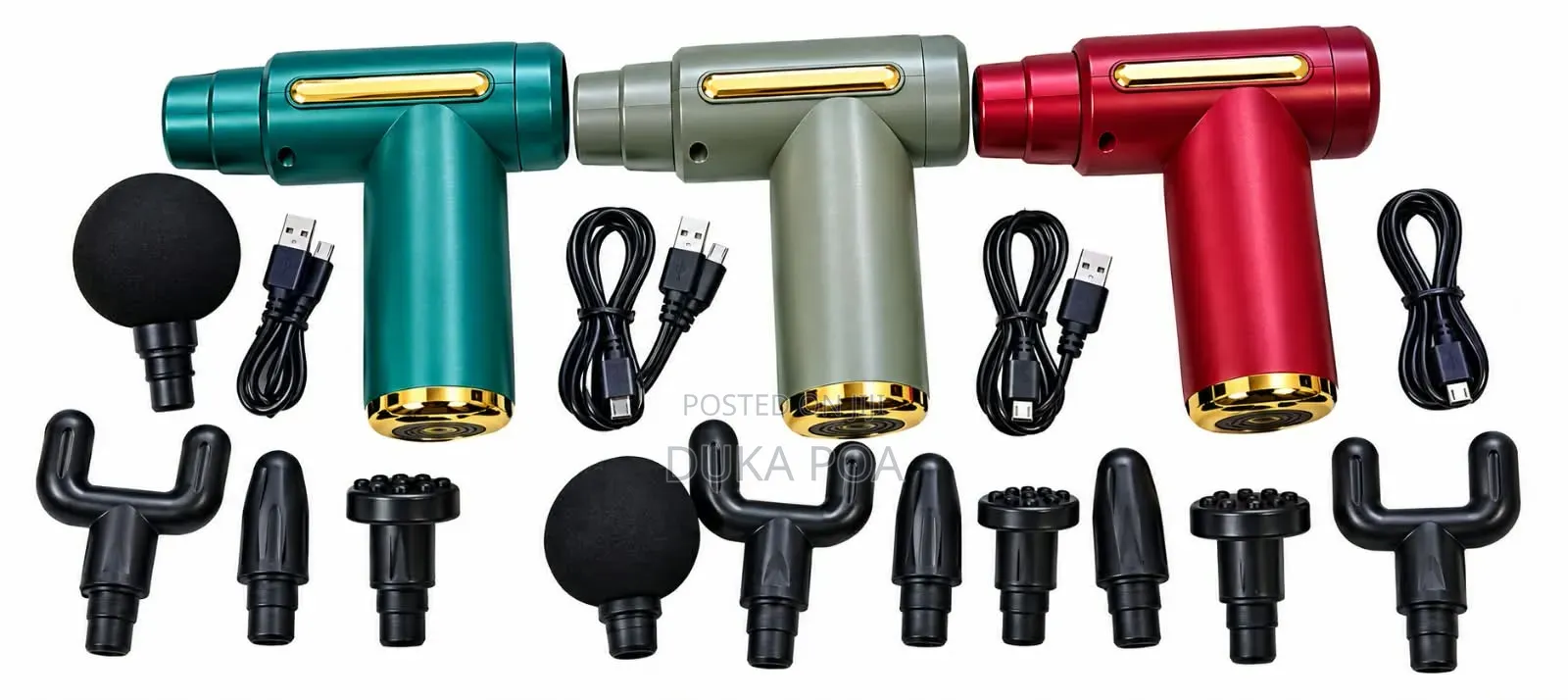 5 in 1 Portable Gun Massager Rechargeable