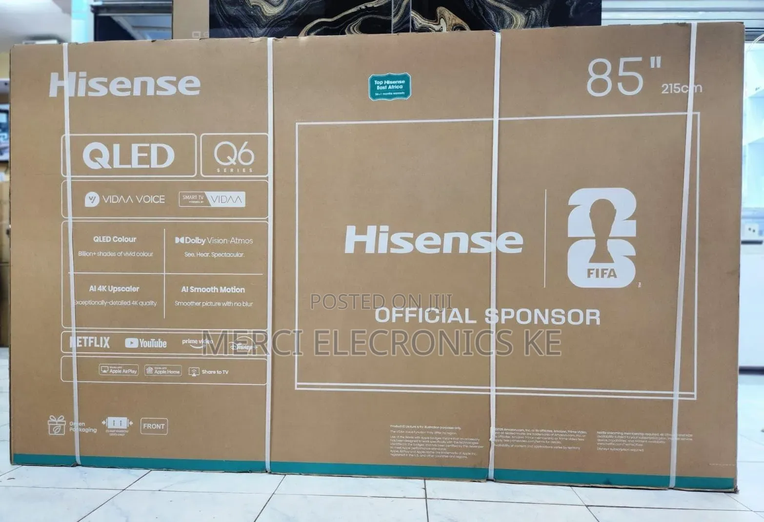 Hisense 85′′qled UHD 4k(q6 Series)