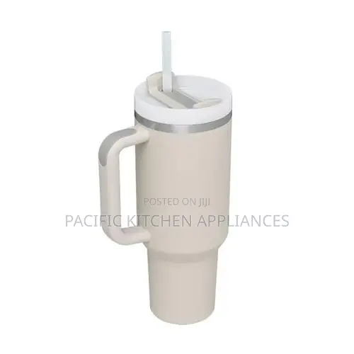 Stainless Steel 40oz Vacuum Insulated Thermos Handle Straw 6-12 Hours