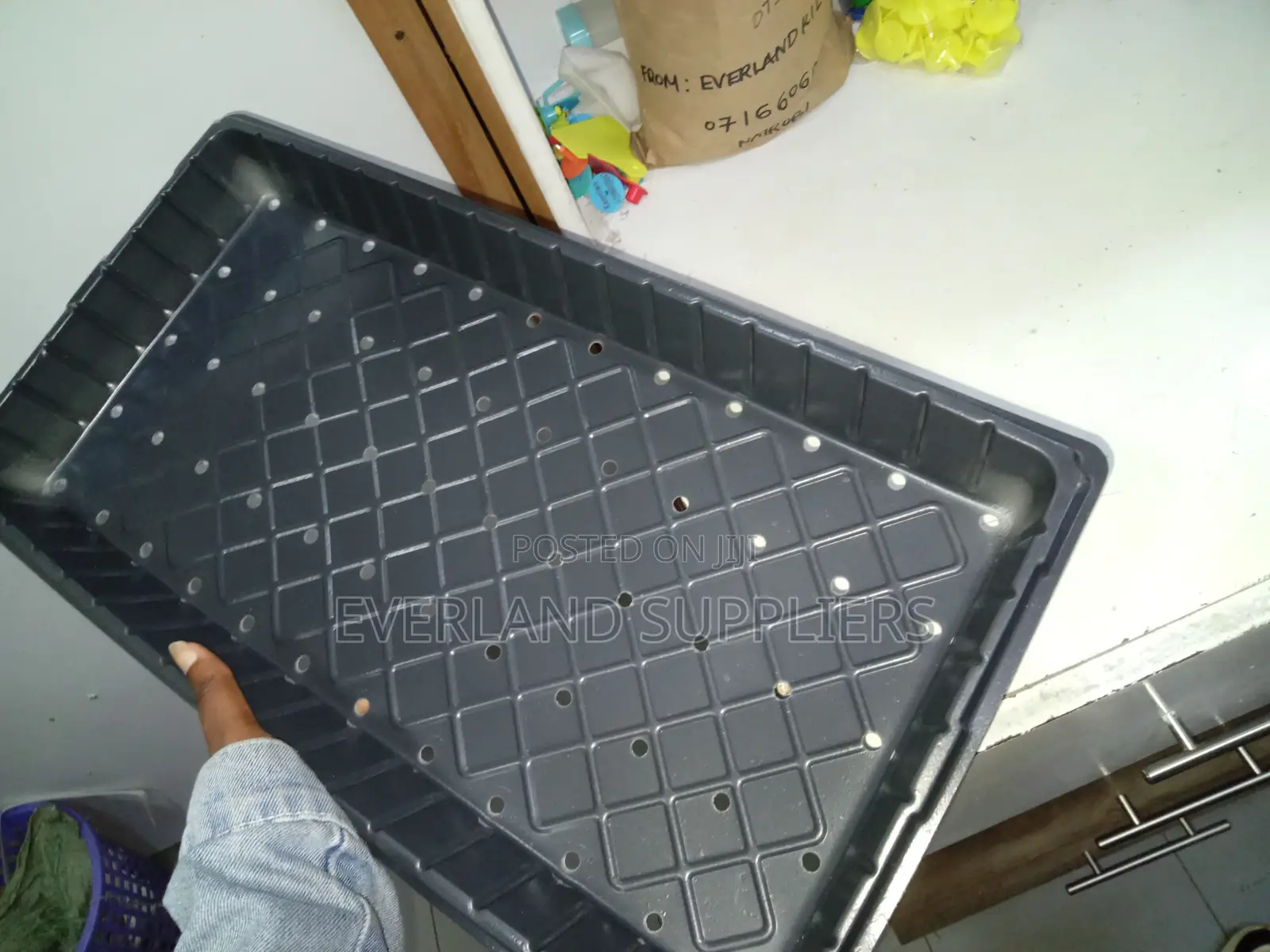 Uniform-Hole Plant Growing Trays - With Holes