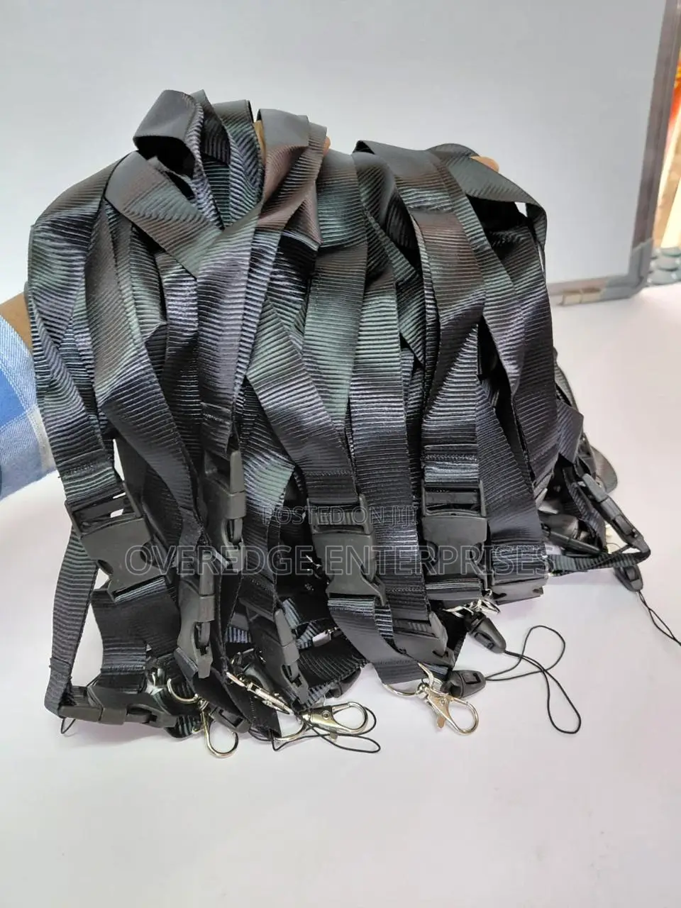 Black Quality Lanyards Available
