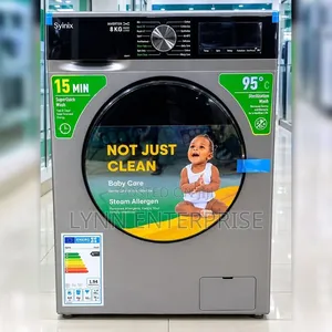 Low Noise Syinix 8kg Front-Load Washing Machine Full Automatic