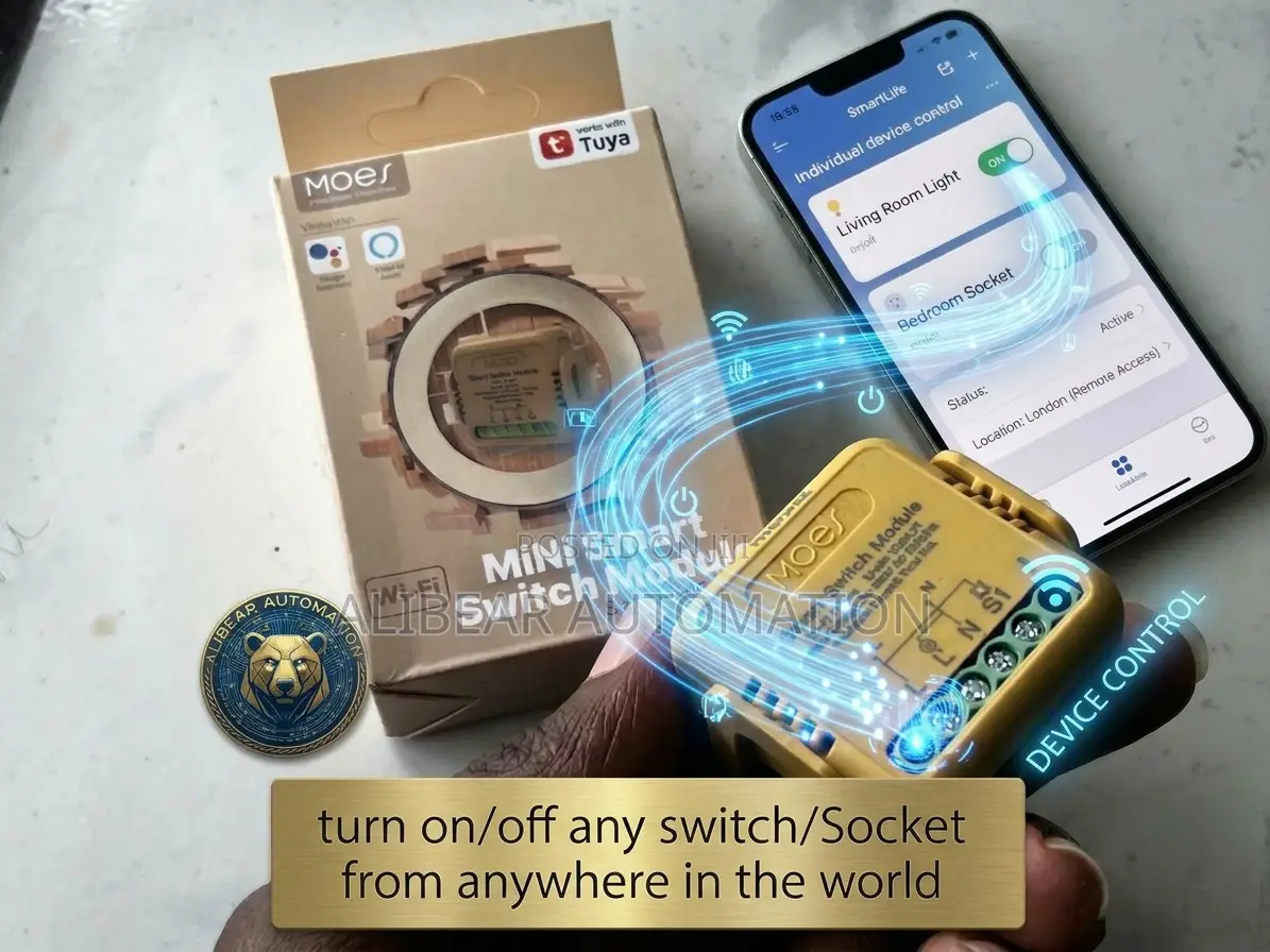 WiFi Mini DIY Smart Light/Socket Switch Relay/Timer/App Control 1 Gang