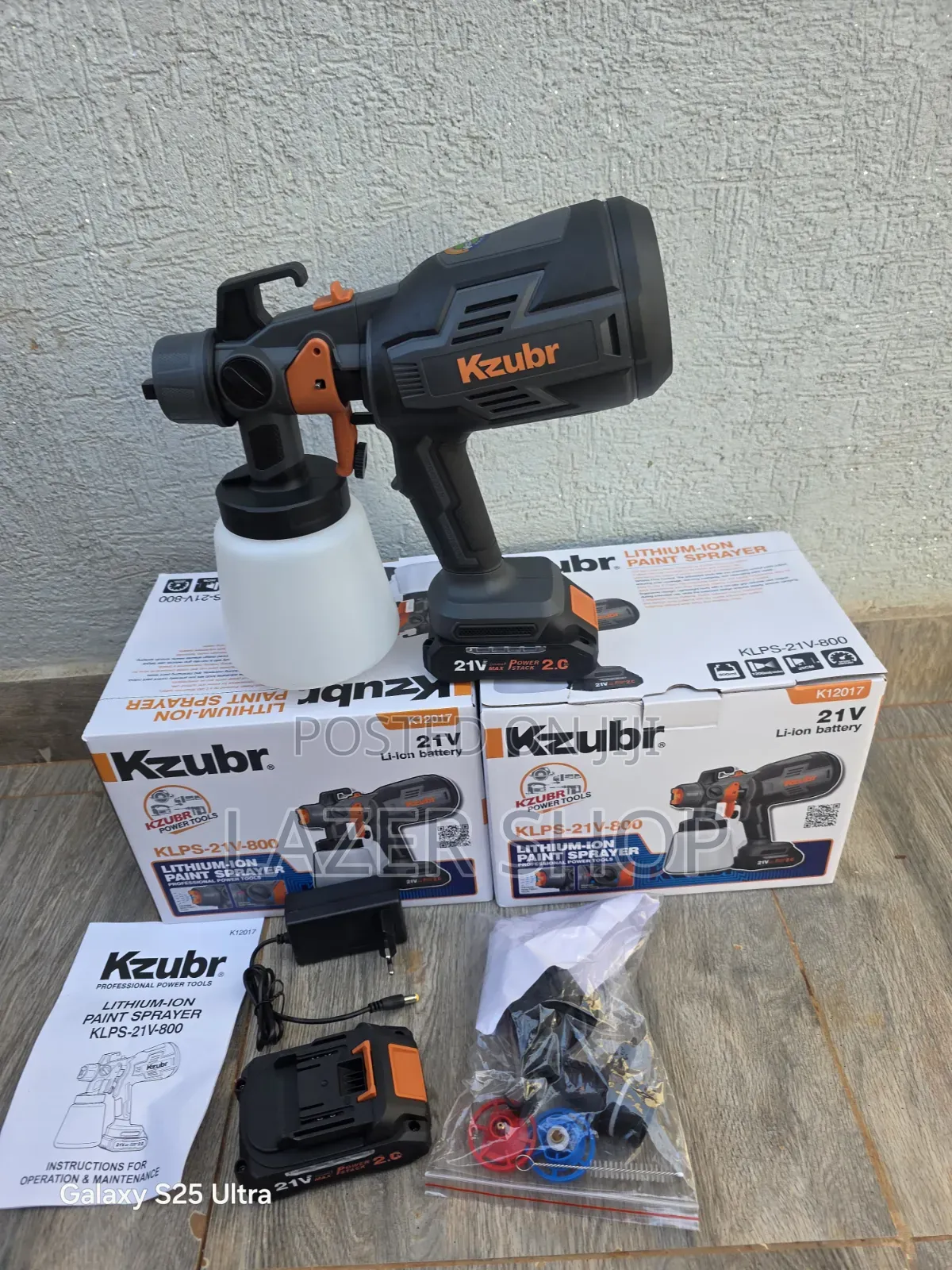 Cordless Spray Gun Kzubr
