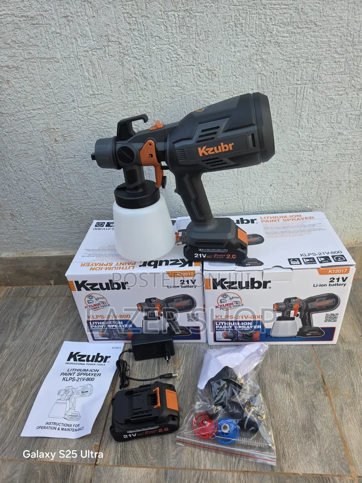 Cordless Spray Gun Kzubr