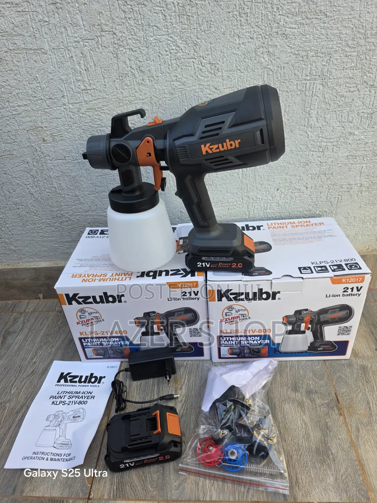 Cordless Spray Gun Kzubr