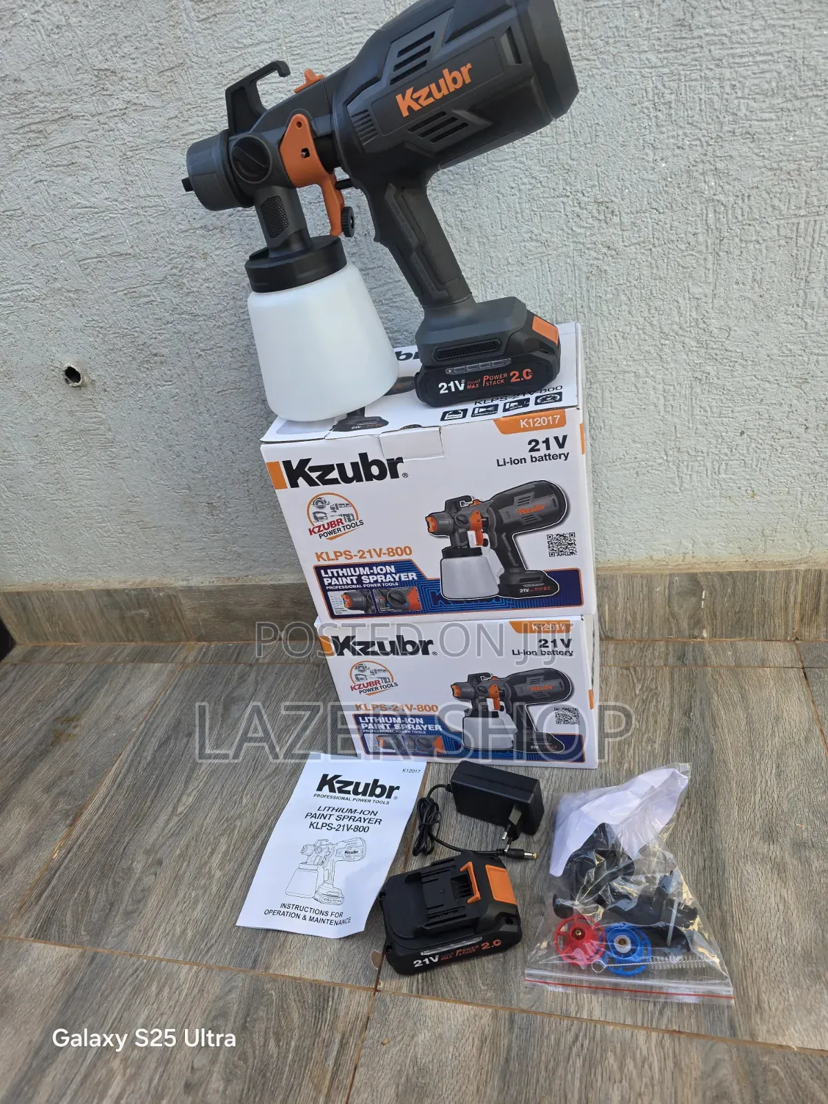 Cordless Spray Gun Kzubr