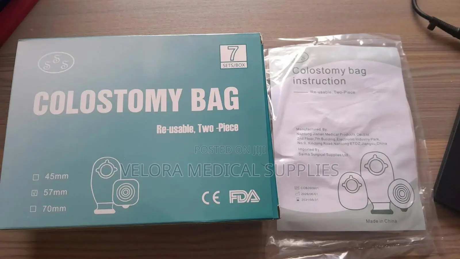 2 Piece Colostomy Bag | Ostomy Pouch and Skin Barrier