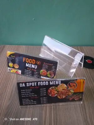 Menu Holder