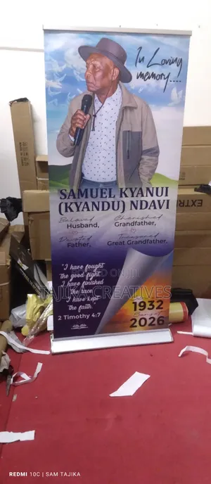 Well Designed Burial Roll Up Banner