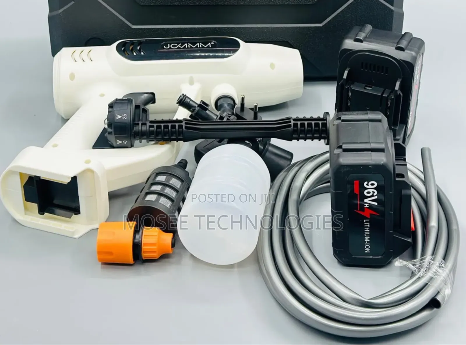JQAMMM 96V Cordless Lithium-Ion Pressure Washer Kit