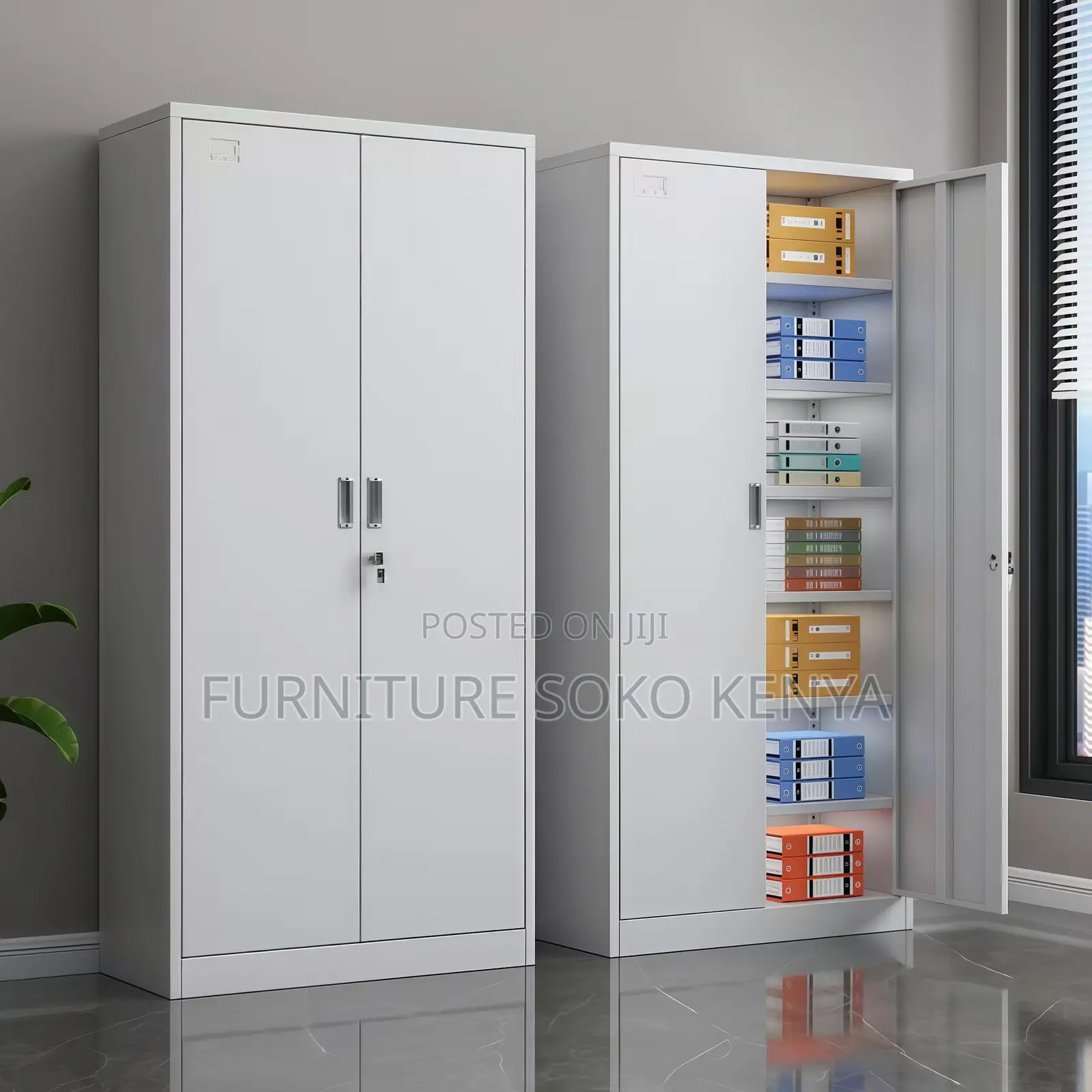 Files Urban Cabinet | Lockable Modern Grey Executive Cabinet
