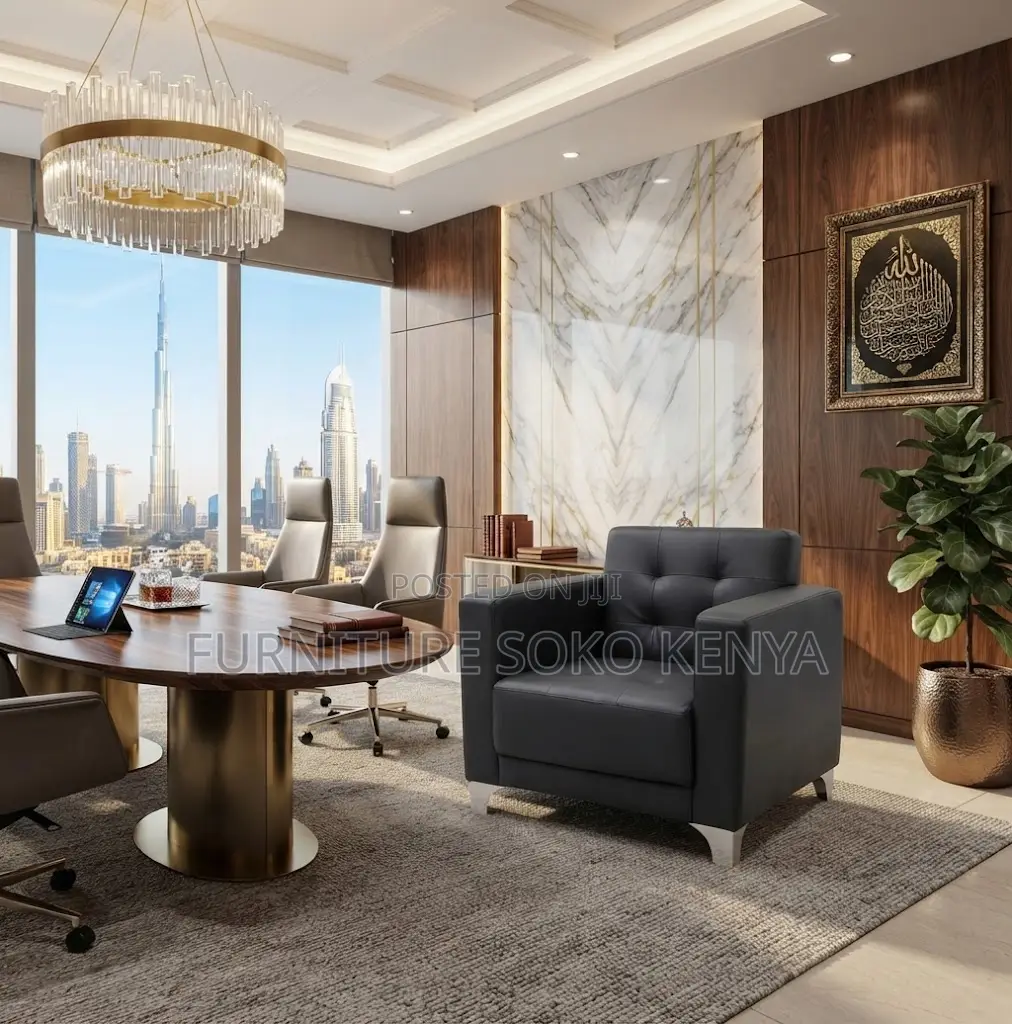 Executive Leather Sofa | 1 Seater Leather Sofa