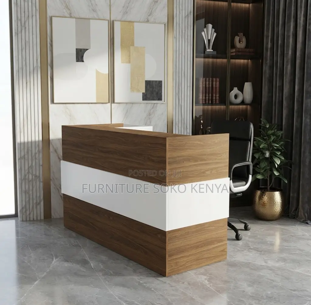 Reception Tables | 1600MM Urban Style Reception Desk With Drawers