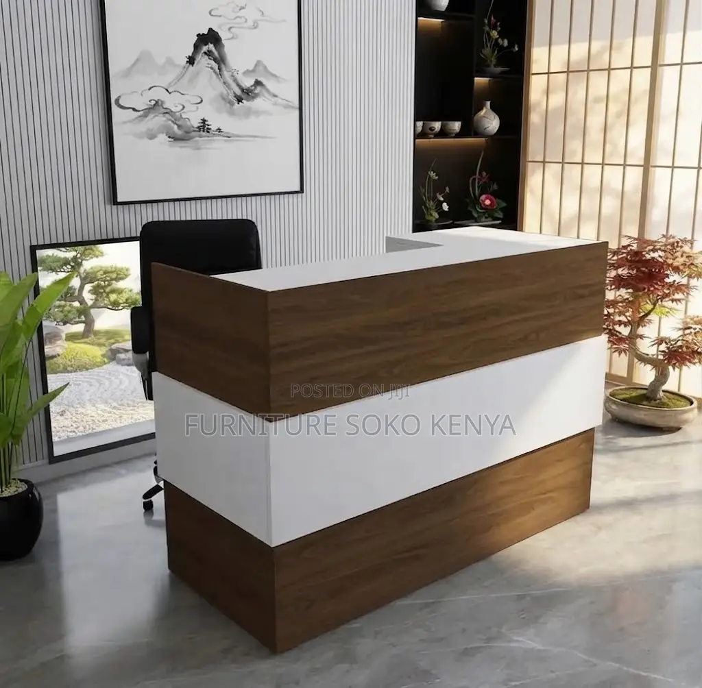 Reception Tables | 1600MM Urban Style Reception Desk With Drawers