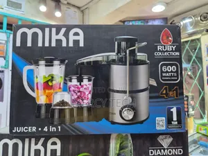 Mika 4-in-1 Juicer, Blender, Grinder & Chopper 600W (MJR412X)