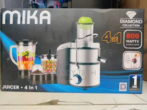 Mika 4-in-1 Juicer, Blender, Grinder & Chopper 800W (MJR512X)