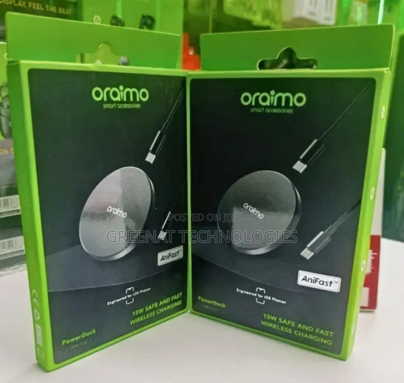 Oraimo PowerDock 15W Wireless Charger AniFast Fast Wireless Pad