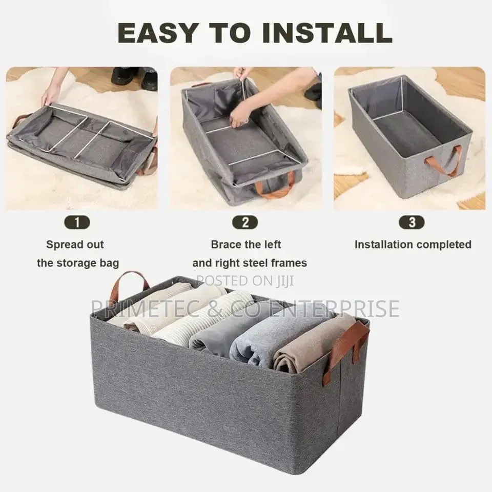 *Foldable Clothes Storage Bag / Laundry Bin
