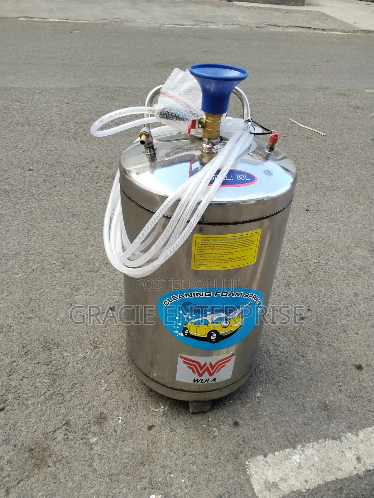 Stainless Steel Portable Foam Machine 80 Litres