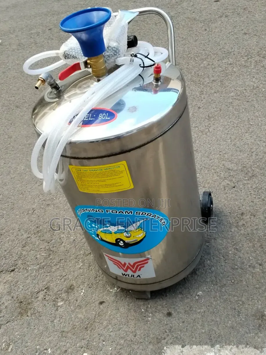 80 Litres Portable Foaming Machine Stainless With Wheels