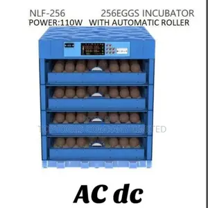 AC Dc 256eggs Incubator With Automatic Roller 110watts
