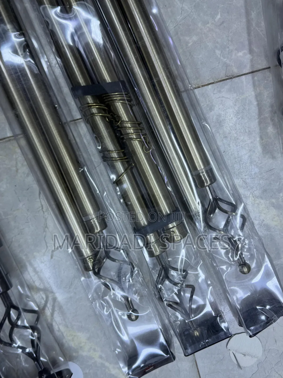 Antique and Gold 2m Adjustable Rods