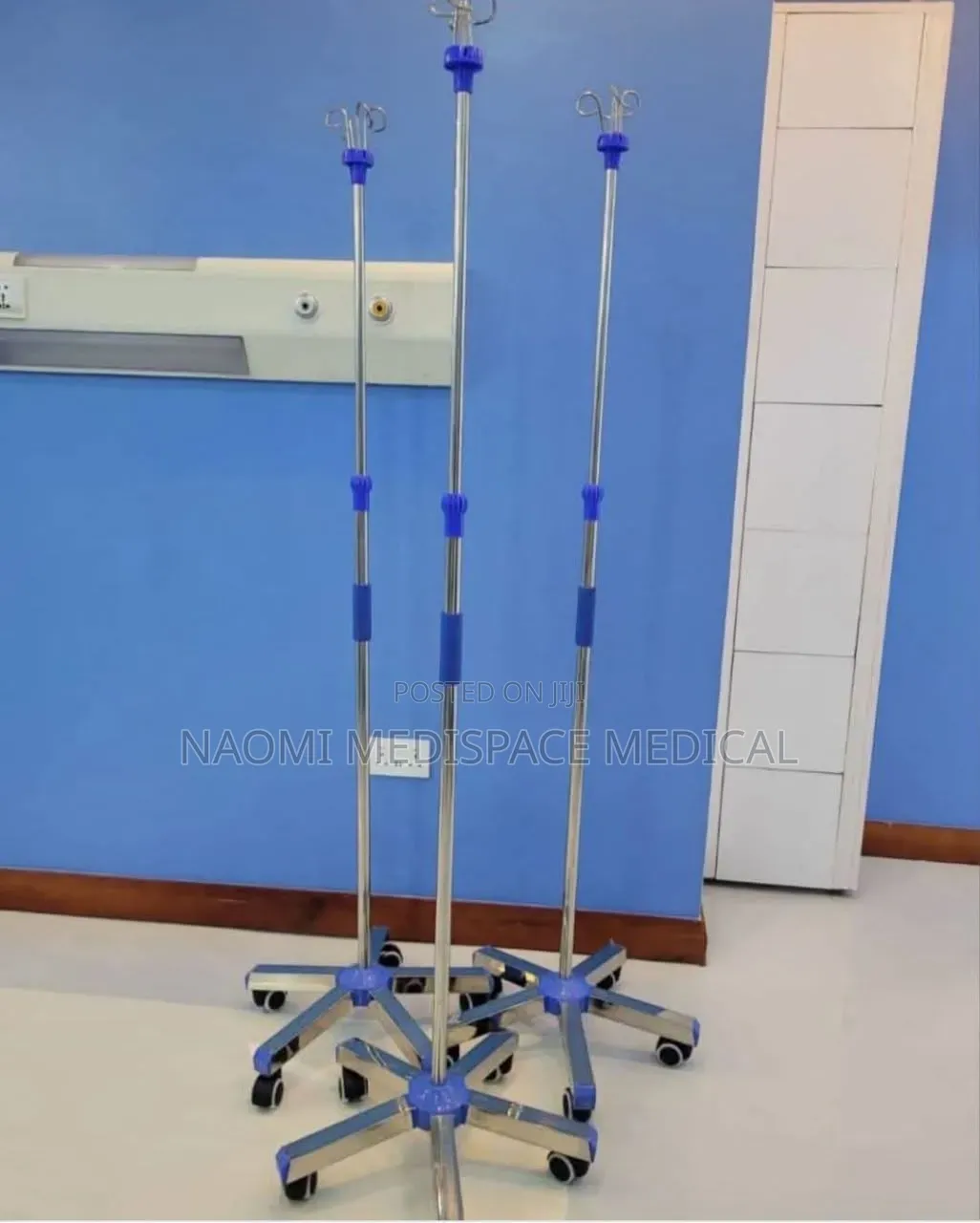 Strong and Adjustable Height Drip Stand/IV Pole