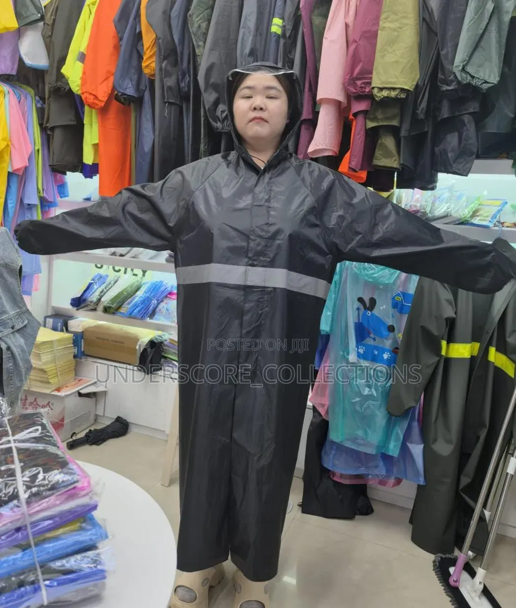 * High Quality Adult Unisex Waterproof Raincoat Without Pocket