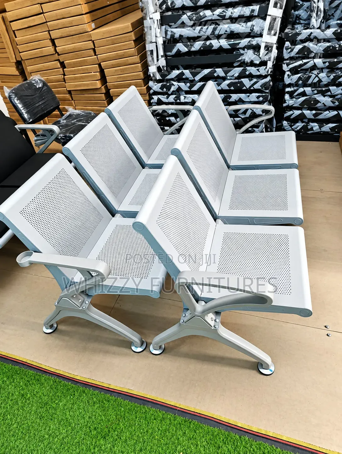 Metallic 3seater Bench