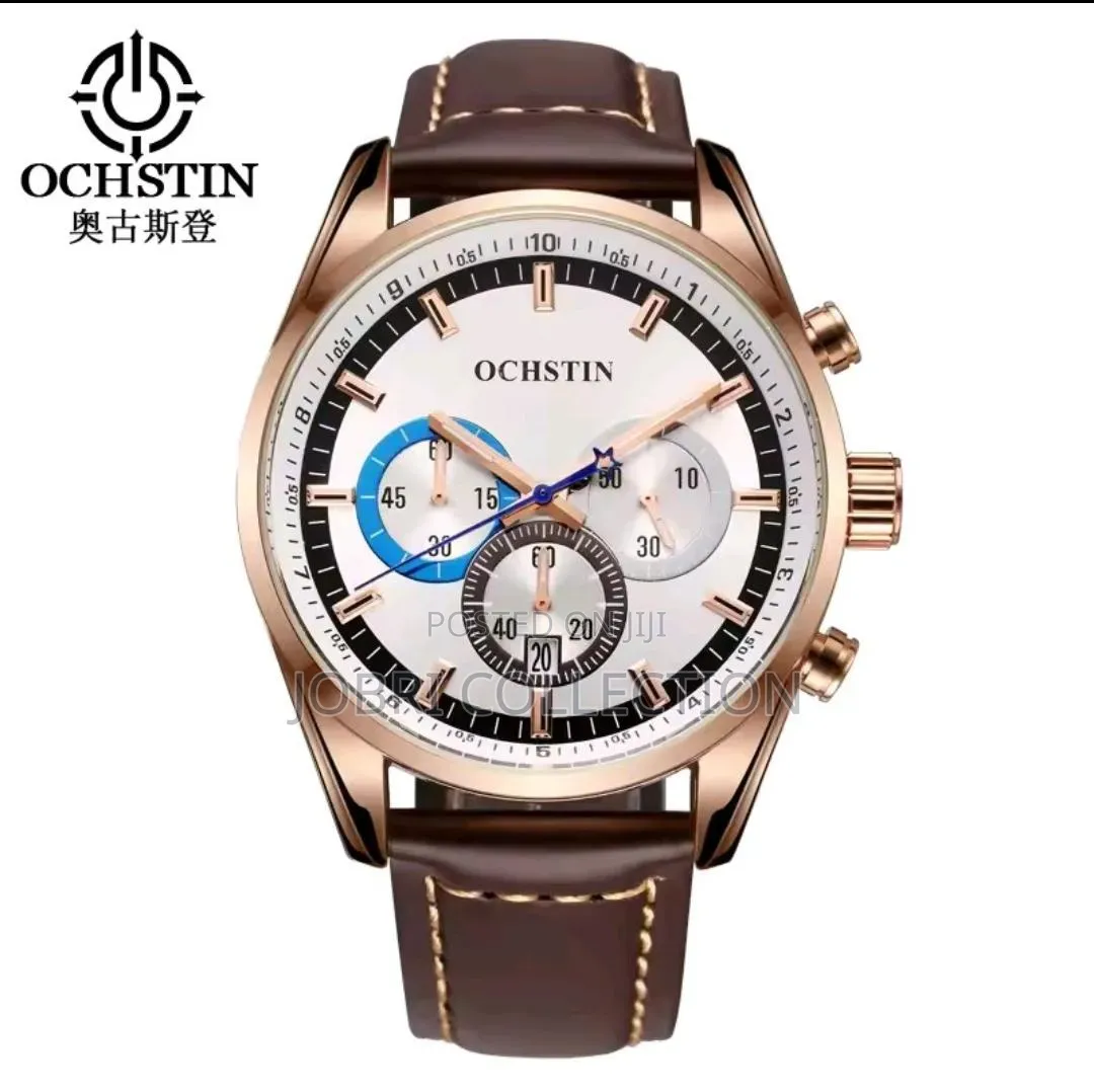 Ochstin Chronograph Gents Leather Strap Watches