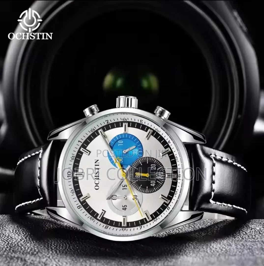 Ochstin Chronograph Gents Leather Strap Watches