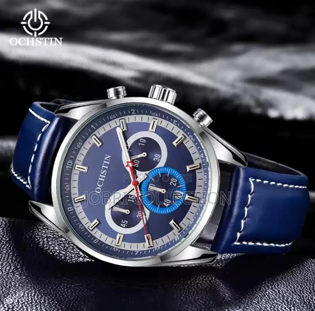 Ochstin Chronograph Gents Leather Strap Watches