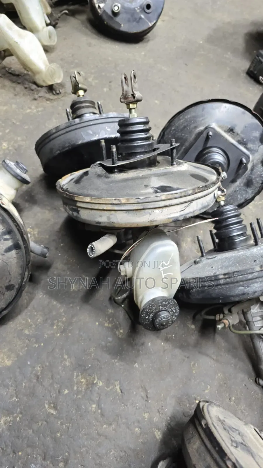 Ex Japan Brake Booster and Brake Master Cylinder Complete Probox,note