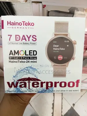 HainoTeko-24 Mini Compact Circular Smartwatch Designed for Women.