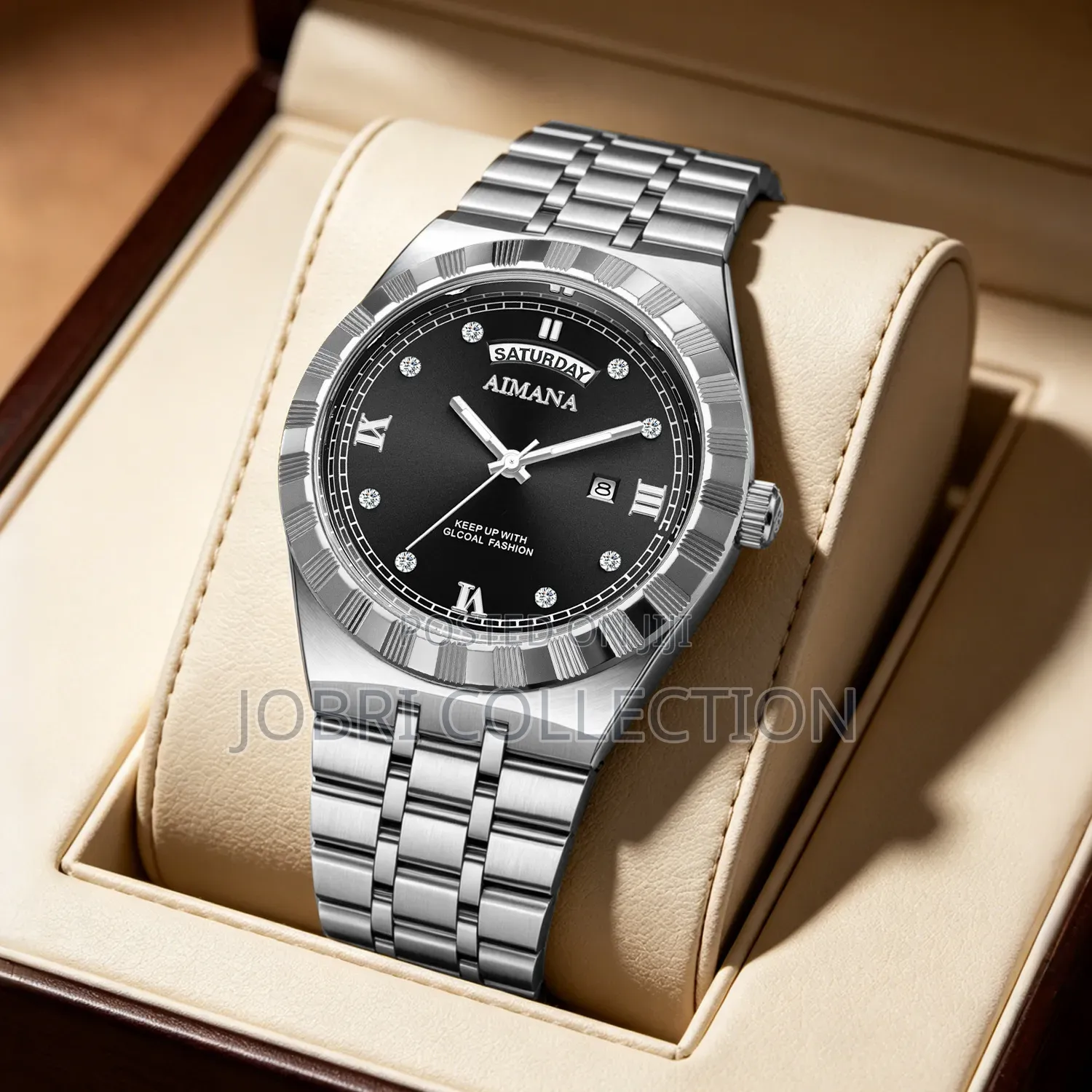 Aimana Mens Stainless Steel Watch