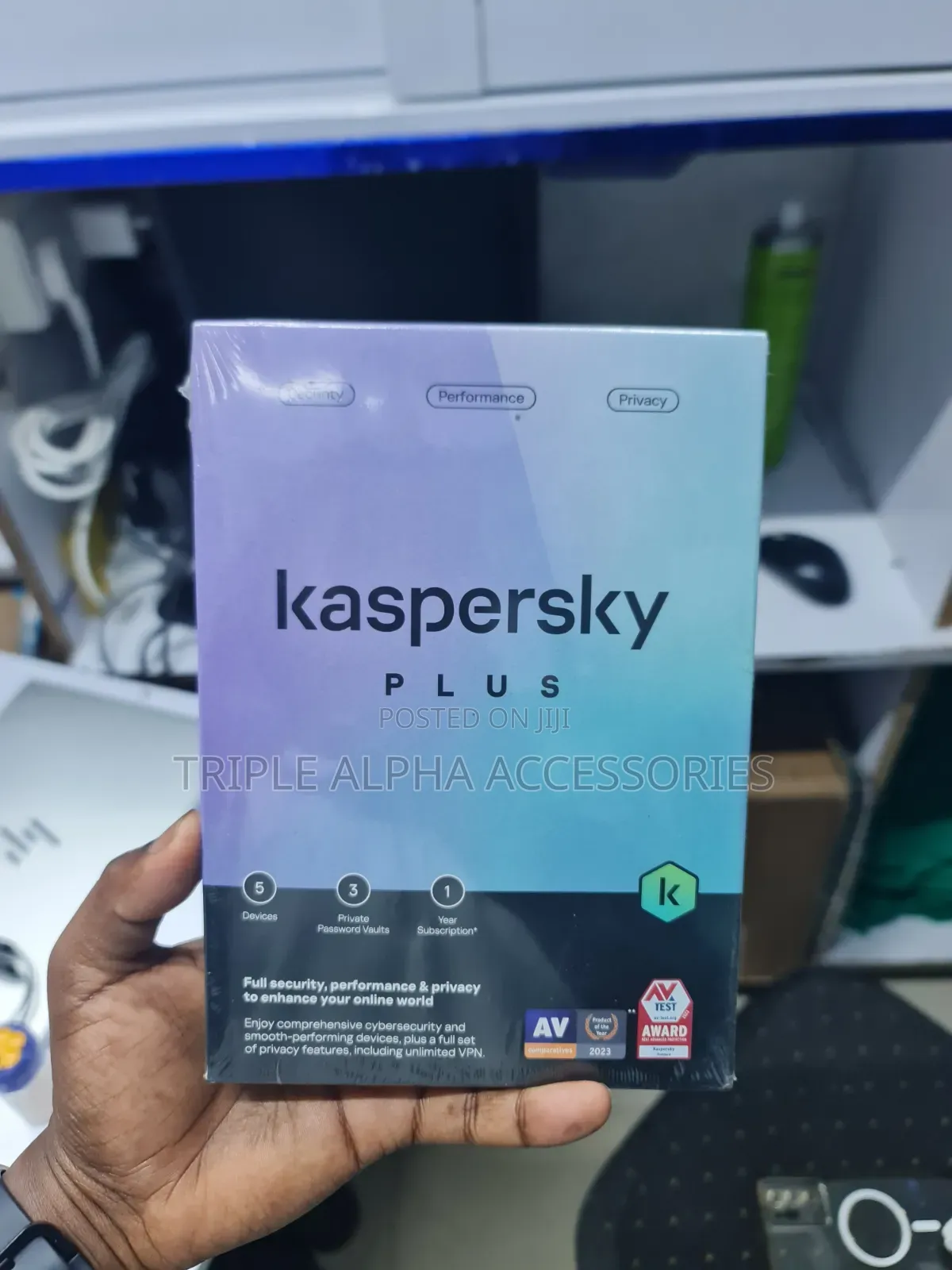 Kaspersky Plus, Internet Security, Anti-Virus, 5 Users
