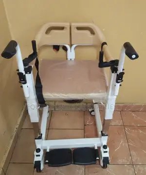 Strong and Durable Hydraulic Patient Transfer Chair (With Commode)