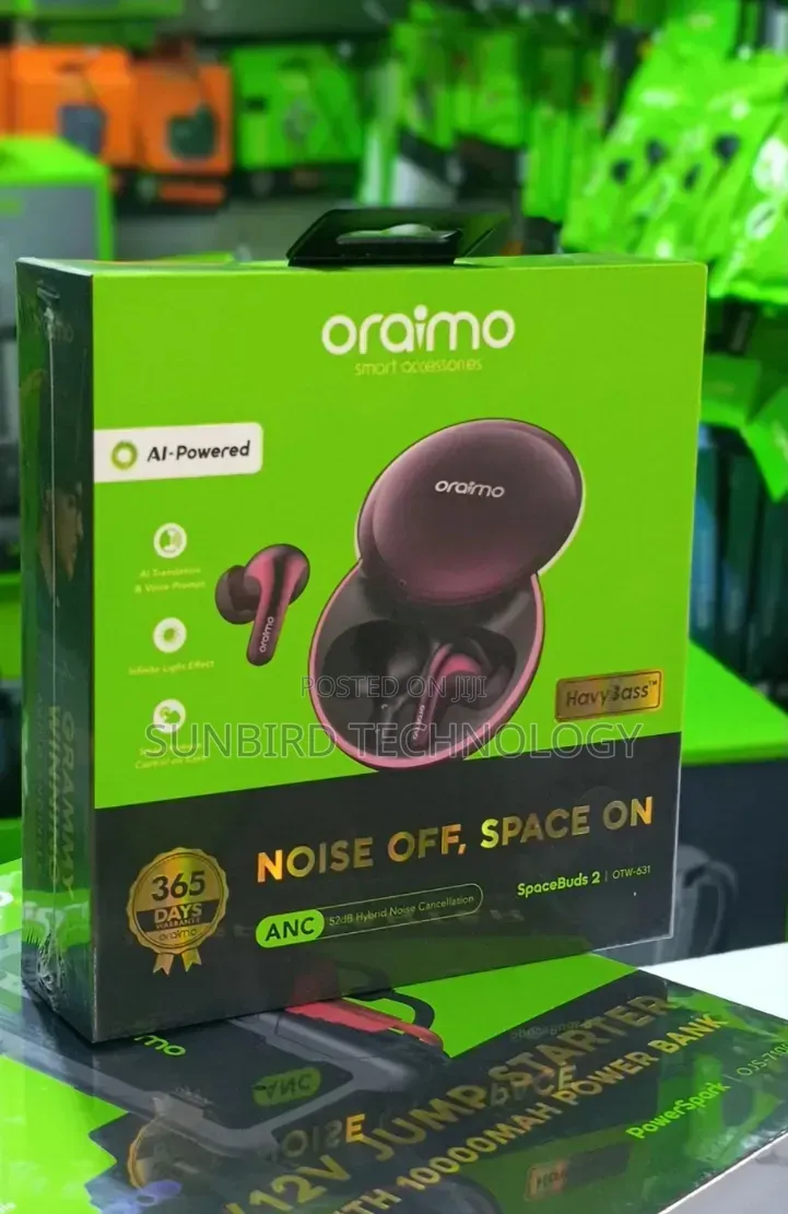 Oraimo 52db Hybrid Noise Cancellation Otw-631 Spacebuds 2.