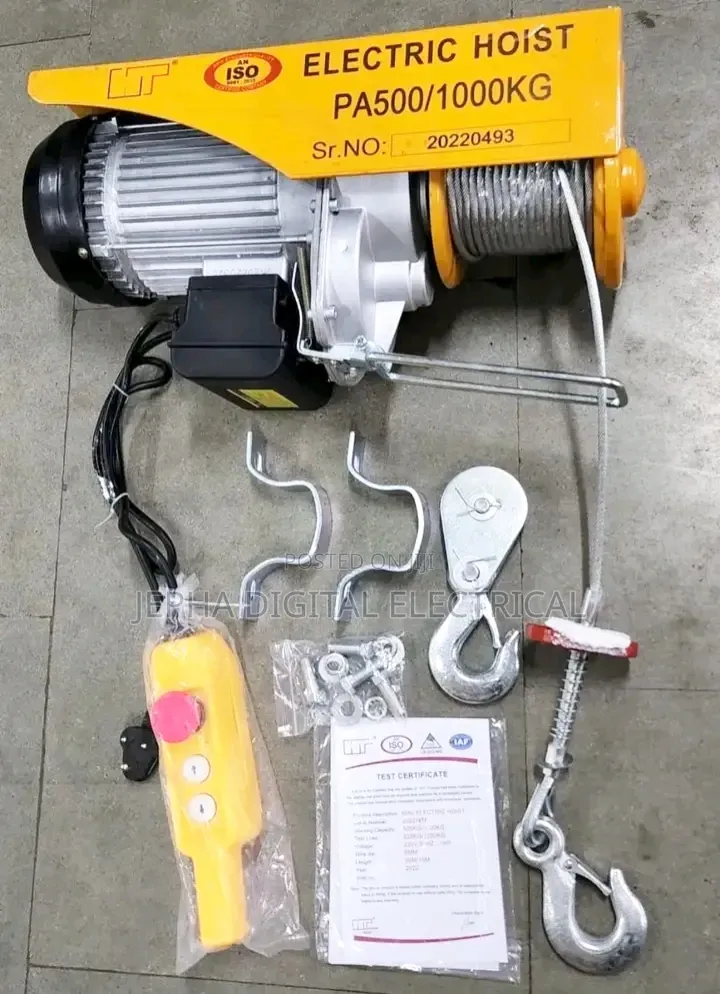 1000kgs Electric Hoist