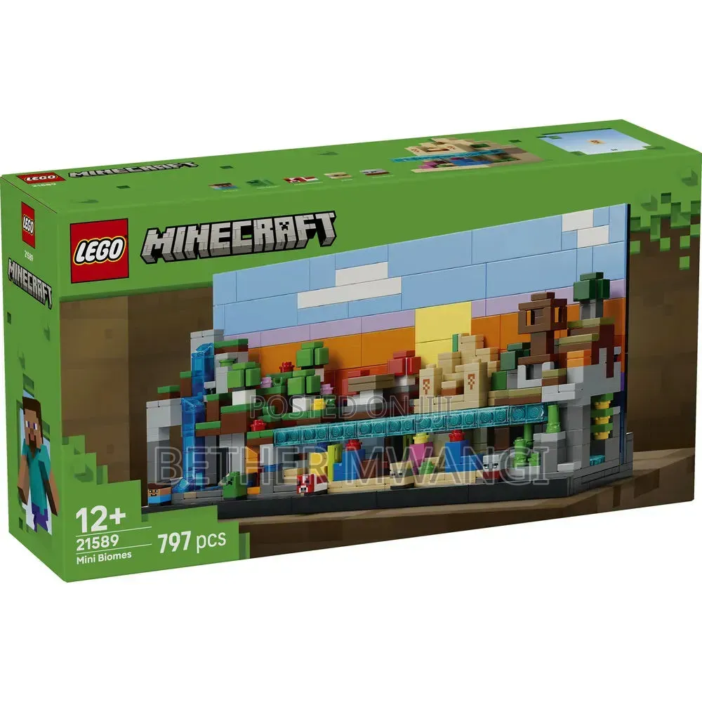 LEGO Minecraft Mini Biomes - Minecraft Art Building Set in Kenya