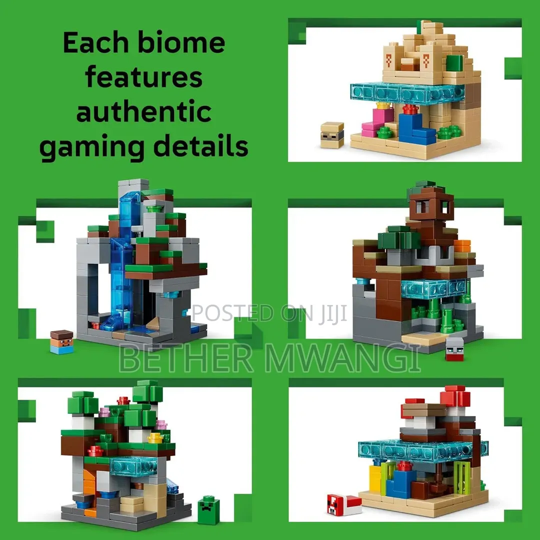LEGO Minecraft Mini Biomes - Minecraft Art Building Set in Kenya