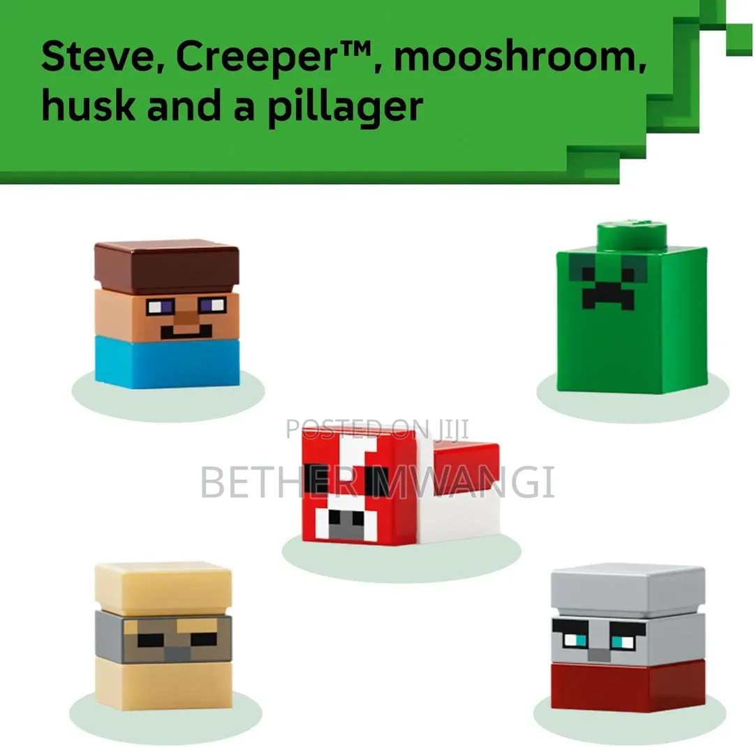 LEGO Minecraft Mini Biomes - Minecraft Art Building Set in Kenya