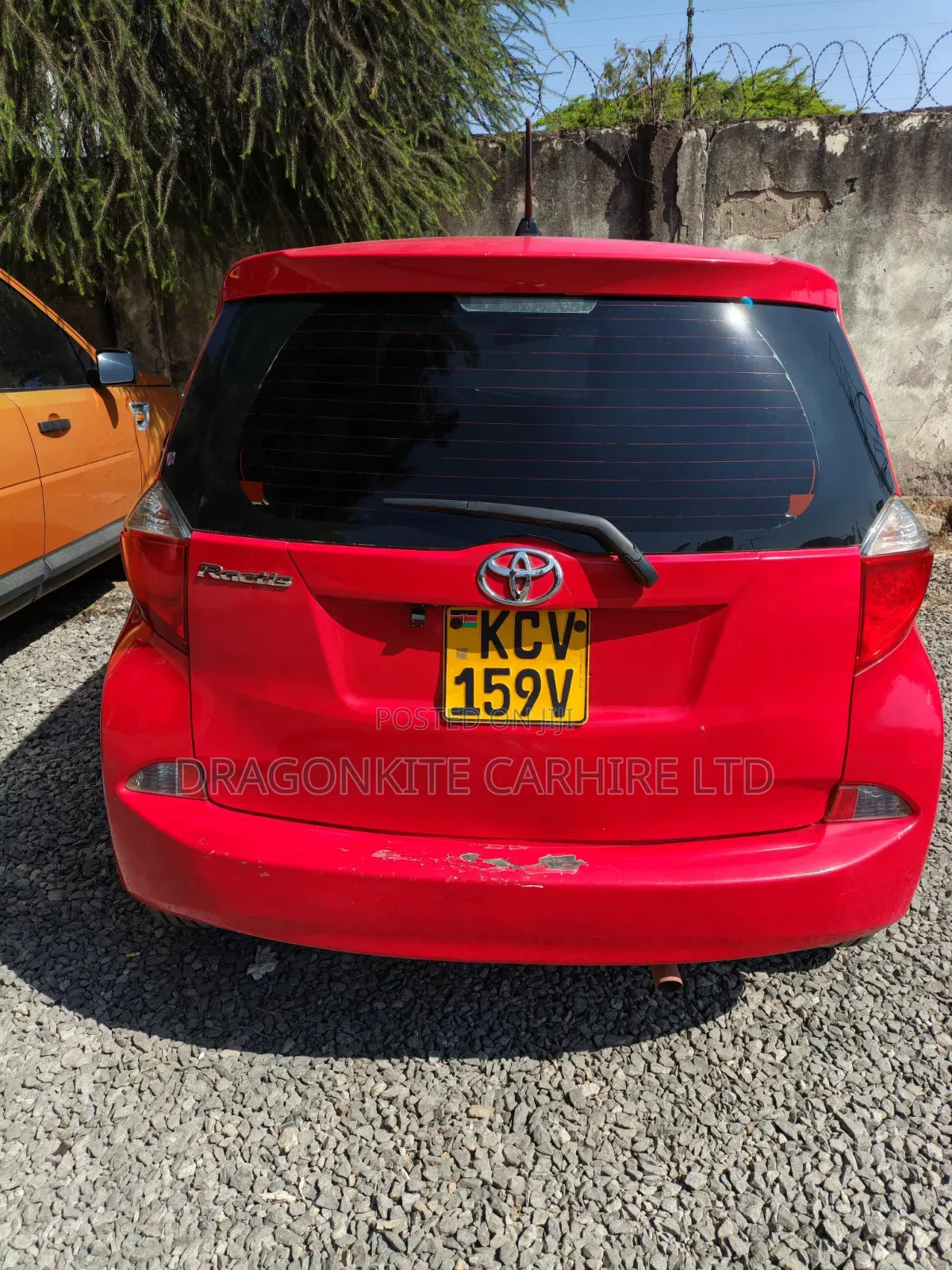 5 Seater Toyota Ractis for Rent/Hire