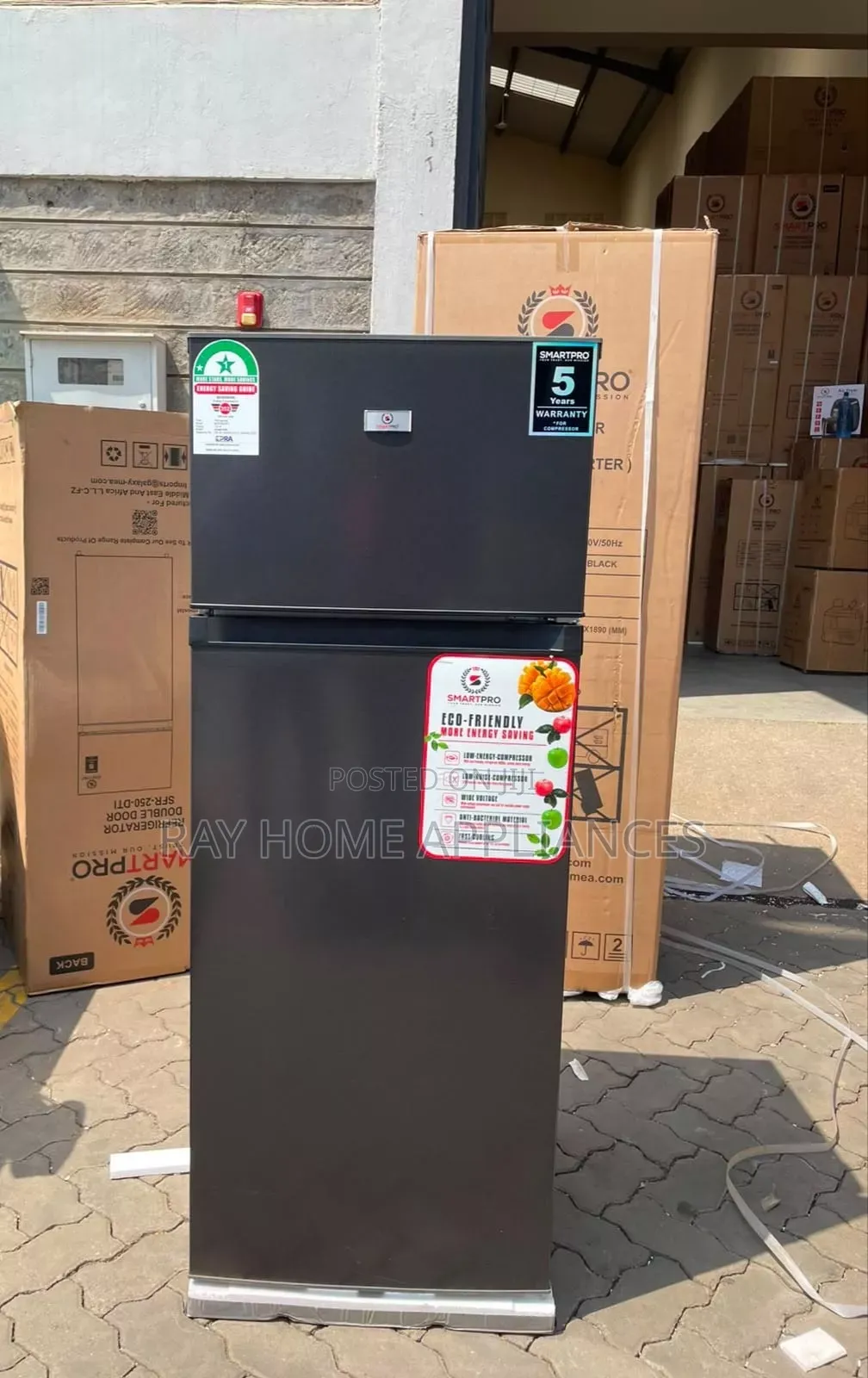 210 Litres Smart Pro SFR-250-DT-I Double Door Refrigerator, - Silver