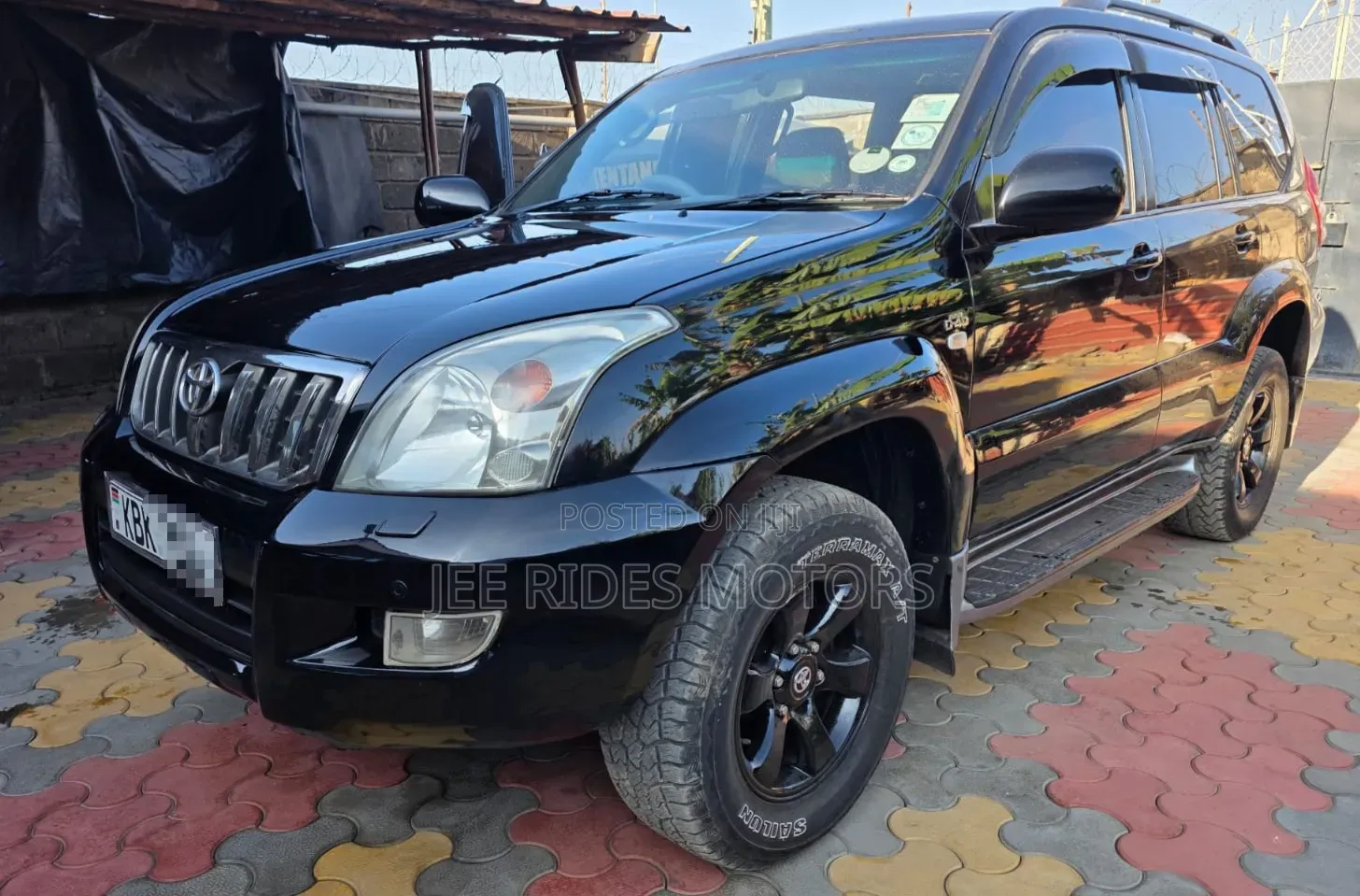 Toyota Land Cruiser Prado 2004 Matt Black