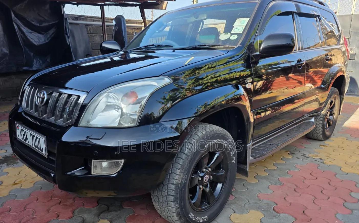 Toyota Land Cruiser Prado 2004 Matt Black