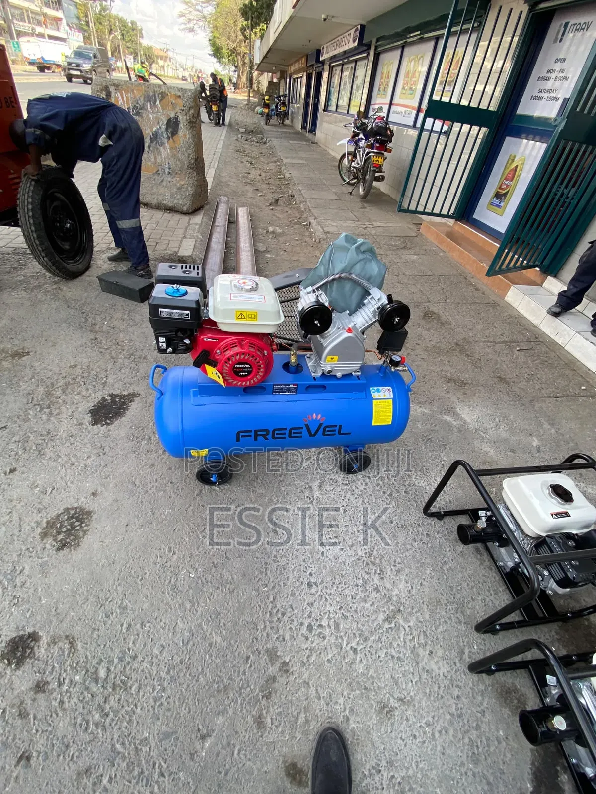 Belt Driven Petrol Maxmech Air Compressor