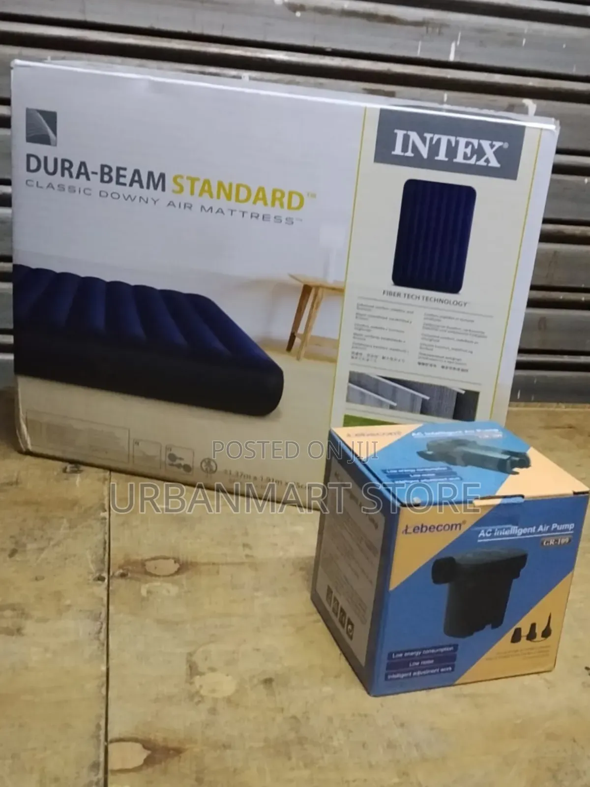  at 4999 Intex 6×6 Air Mattress With Electric Pump