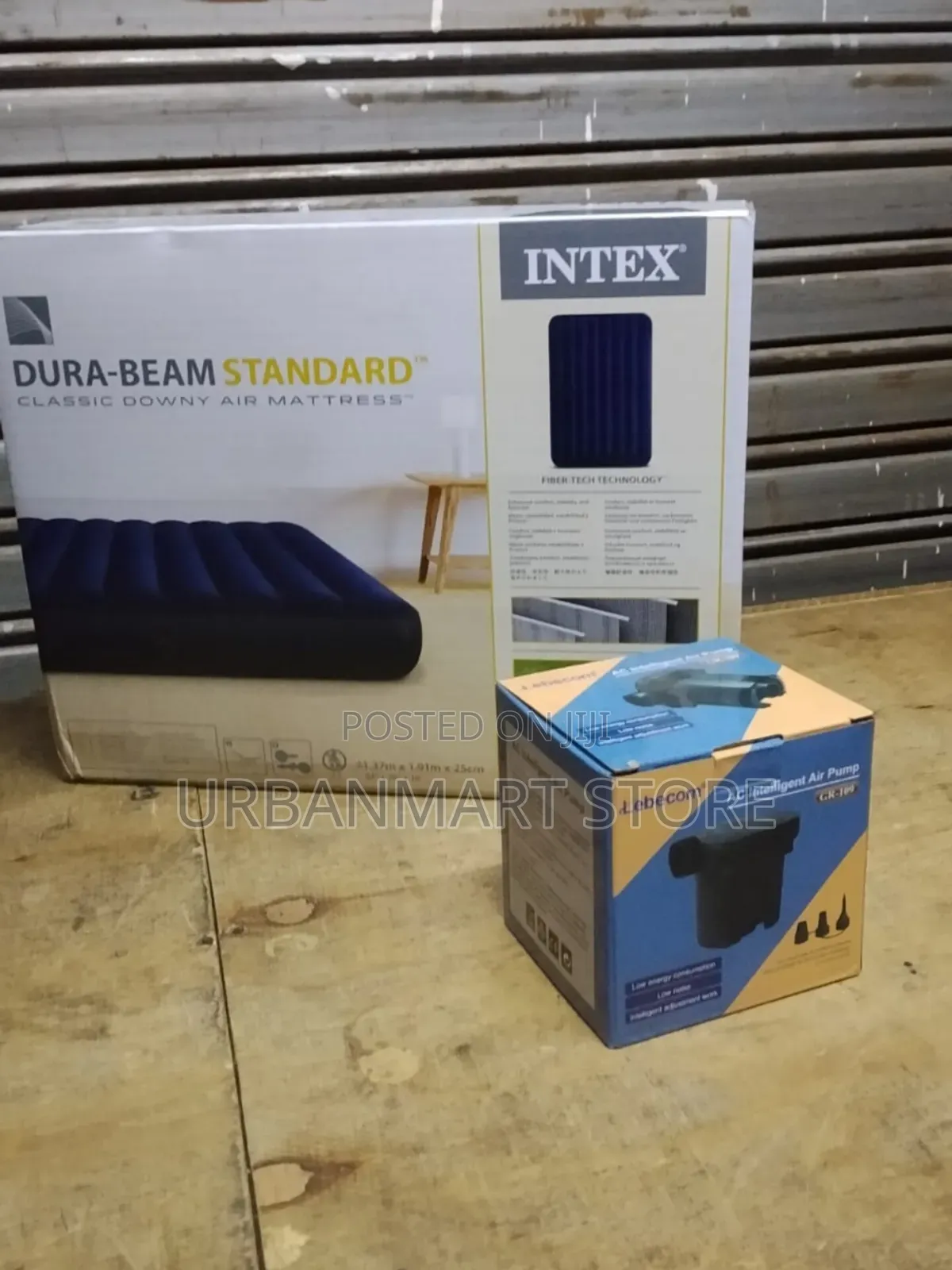  at 4999 Intex 6×6 Air Mattress With Electric Pump